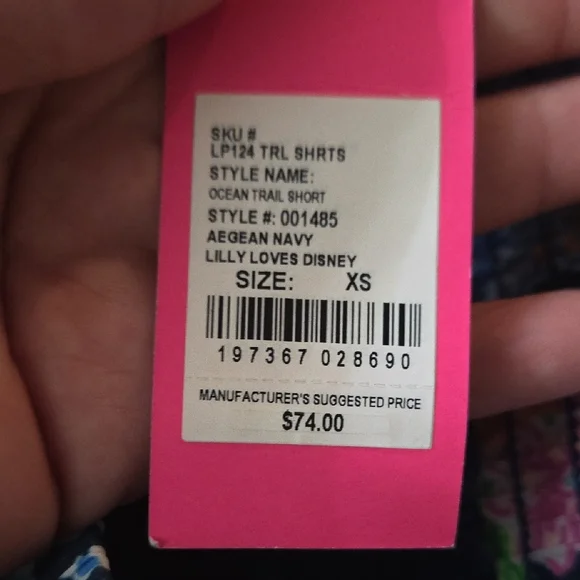 Disney Women's Navy and Multicolor Athletic Shorts - Picture 4 of 10